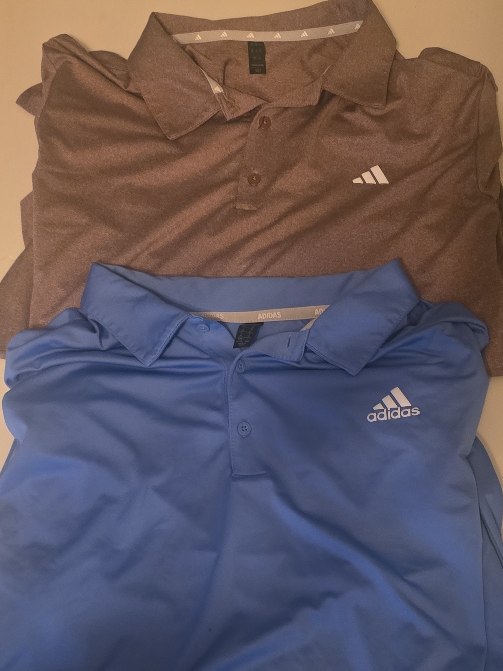 adidas Men’s Polo Pack - Blue and Brown Dual Set